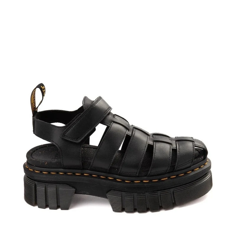 Doc Martens Doctor Ricki Fisherman Sandal Black Sz 8 Womens